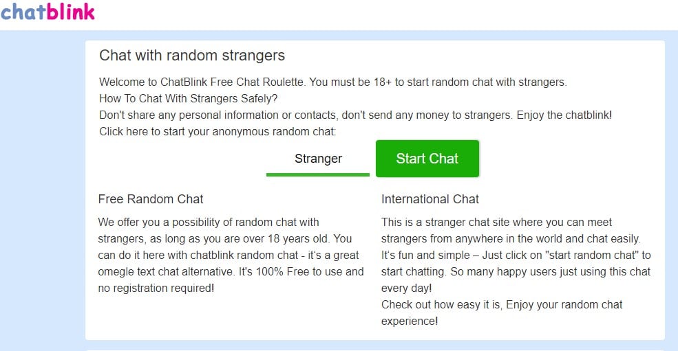 Text strangers random with chat #1 Anonymous