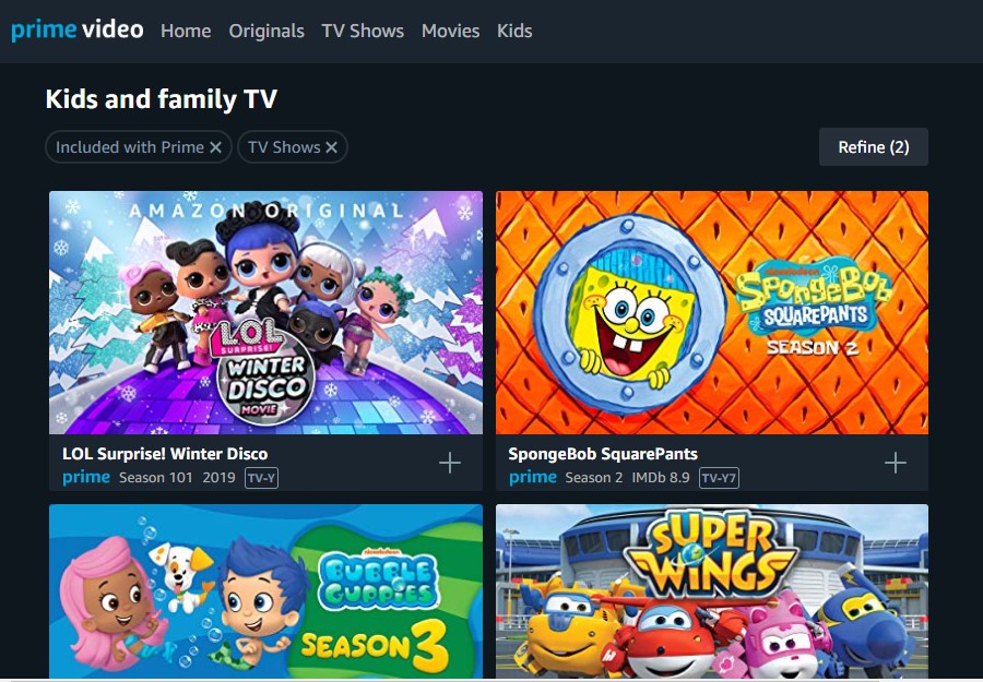 Amazon animation Prime video like 9anime