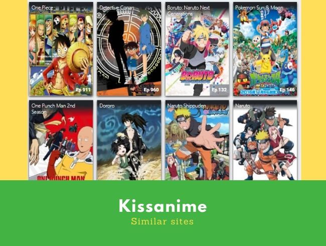 Kissanime similar sites