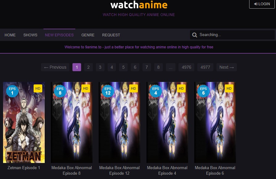 Watchanime latest anime TV shows like Gogoanime