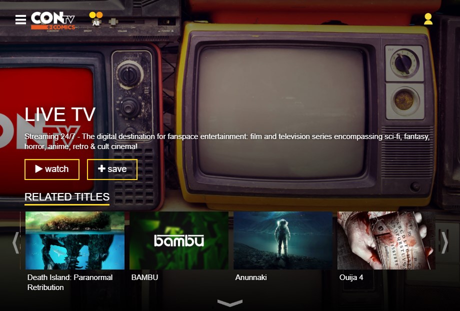 ConTV streams live TV channels like Fmovies