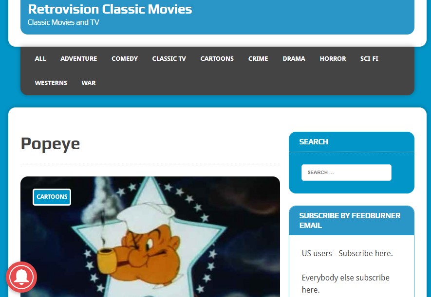 Retrovisionclassicmovies streams classic animation Fmovies and Kissanimation for free