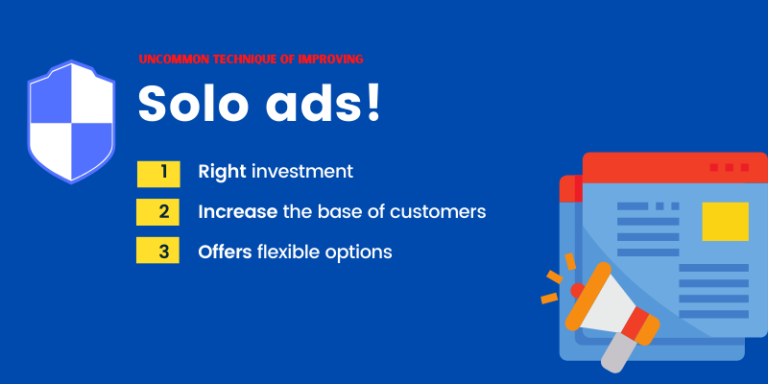 Which are some of the uncommon technique of improving solo ads?