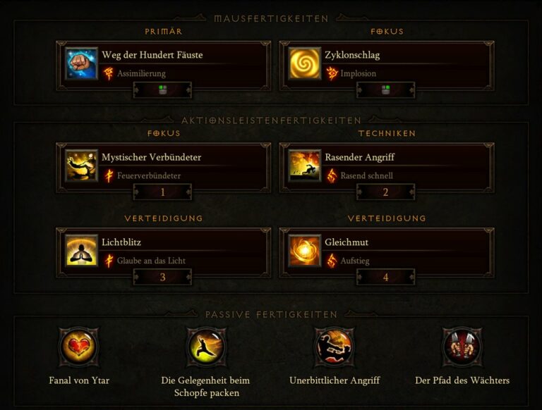 Monk Build in Diablo 3: Inna's Ally