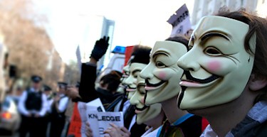 Four members of Anonymous arrested in Spain