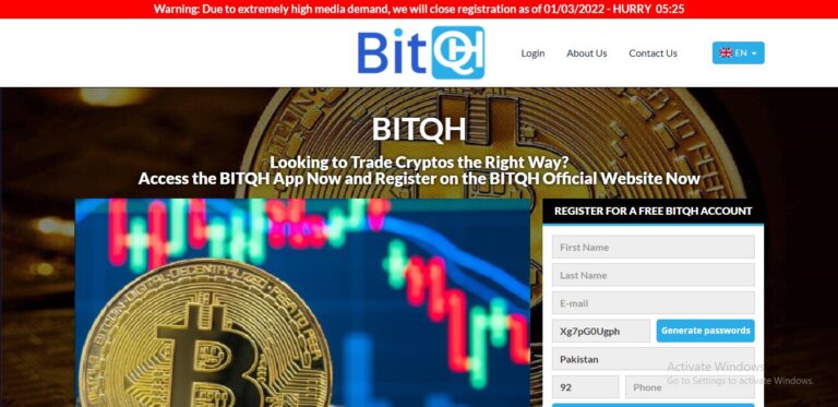 BitQH Review 2022: Is It A Trading Swindle?