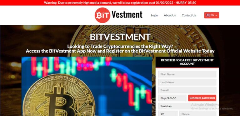 Bitvestment Review 2022: Pragmatic Truth Behind All Its Quixotic Claims!