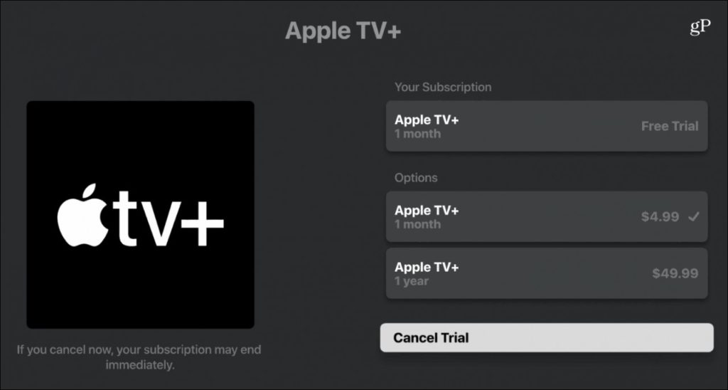 cancel Apple TV+ 3 membership