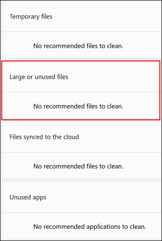 Delete files.