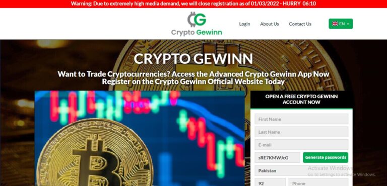 Crypto Gewinn Review: All About Its False Claims! 