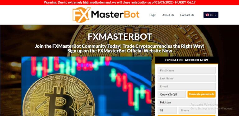 FXMasterBot Review 2022: Is It A Good Idea To Invest All Your Hard Earned Money In It?