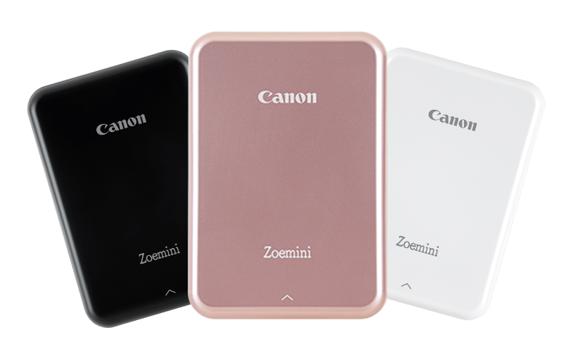 Canon zoemini printer in three colors