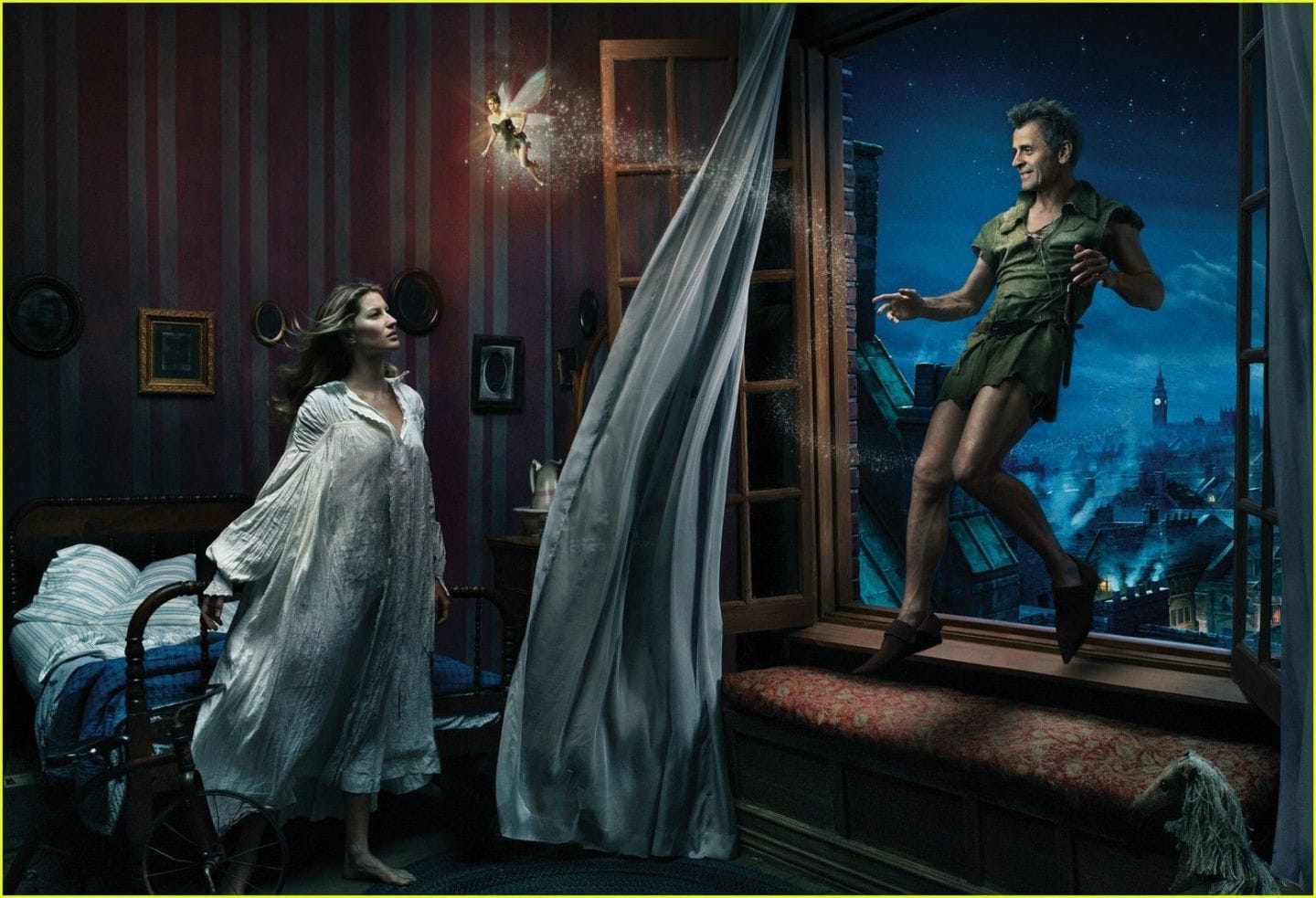 Peter Pan by Leibovitz for Disney campaign