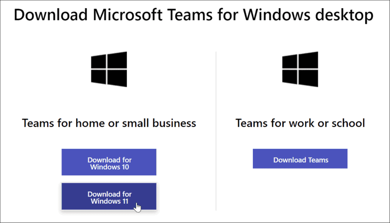 Download Microsoft Teams.