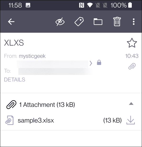 open xlsx file android