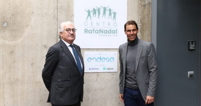 Rafa Nadal inaugurates a center for young people at risk of exclusion in Madrid