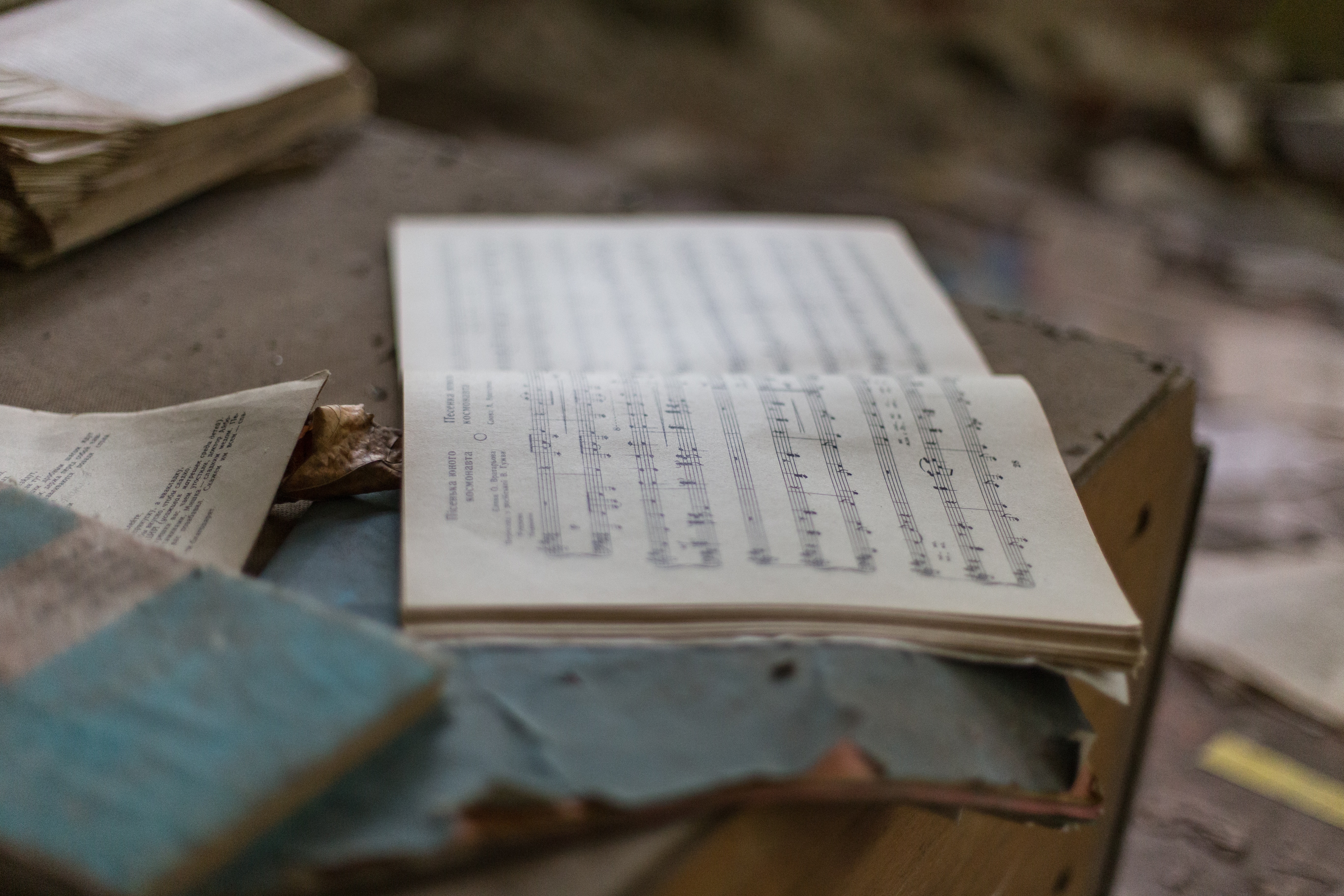 abandoned room sheet music