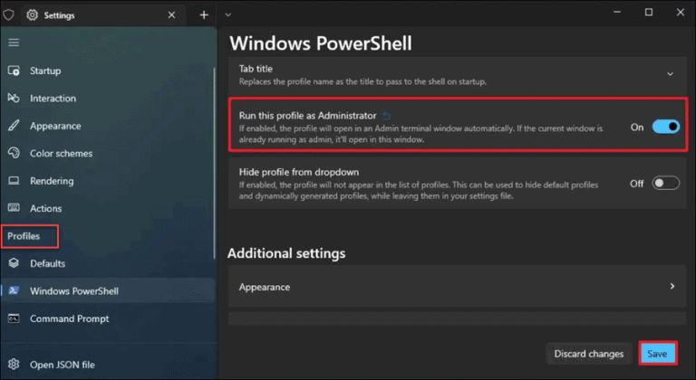 So we can always open PowerShell as administrator.