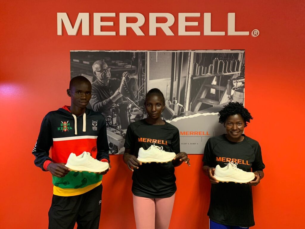 Merrell shoes 4 athletes from Kenya and they win their first races in Europe