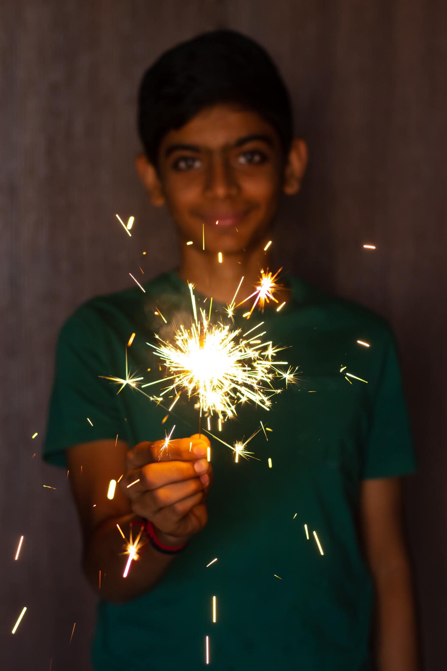 portrait of a boy with flare with m50 mii