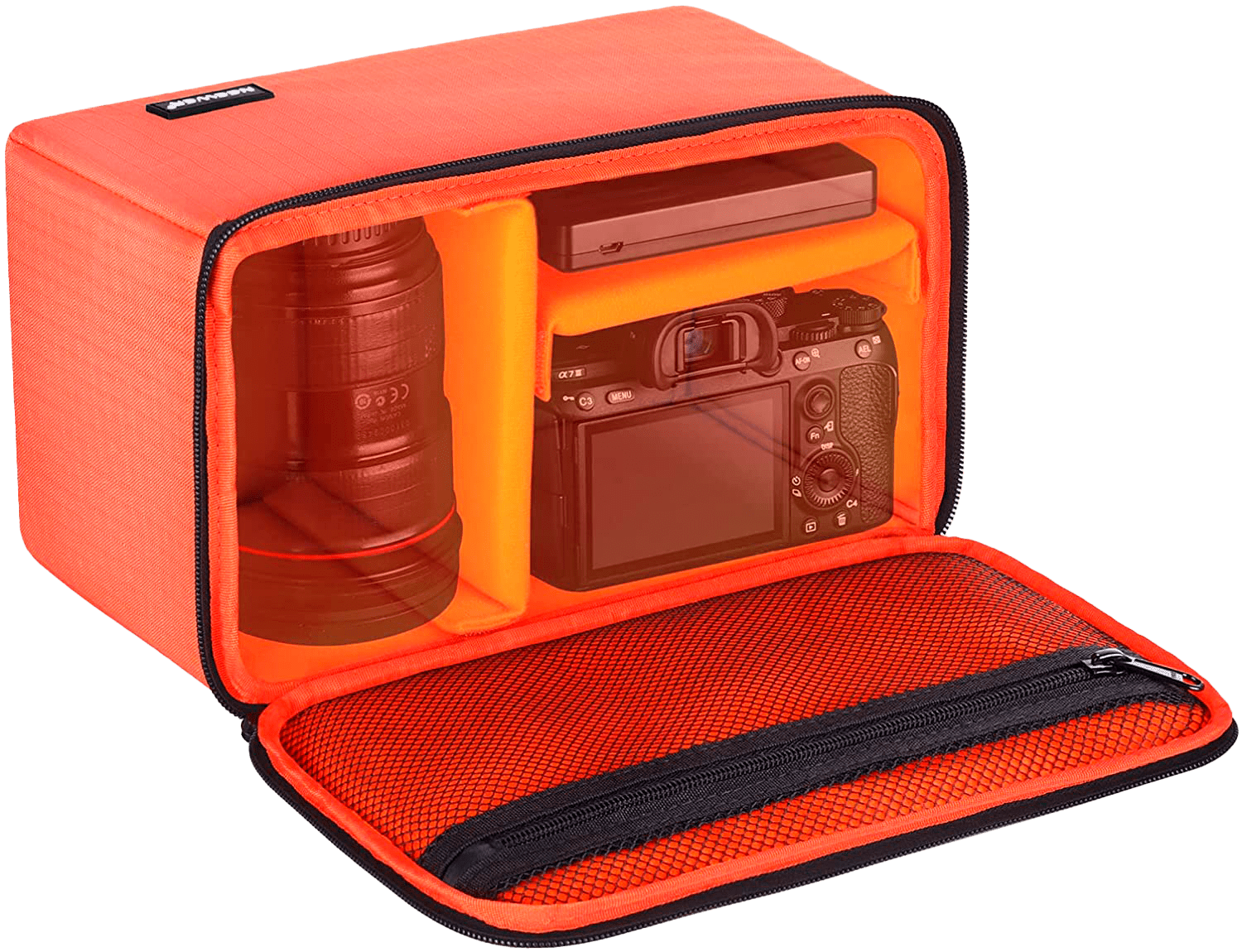 Internal case to store camera