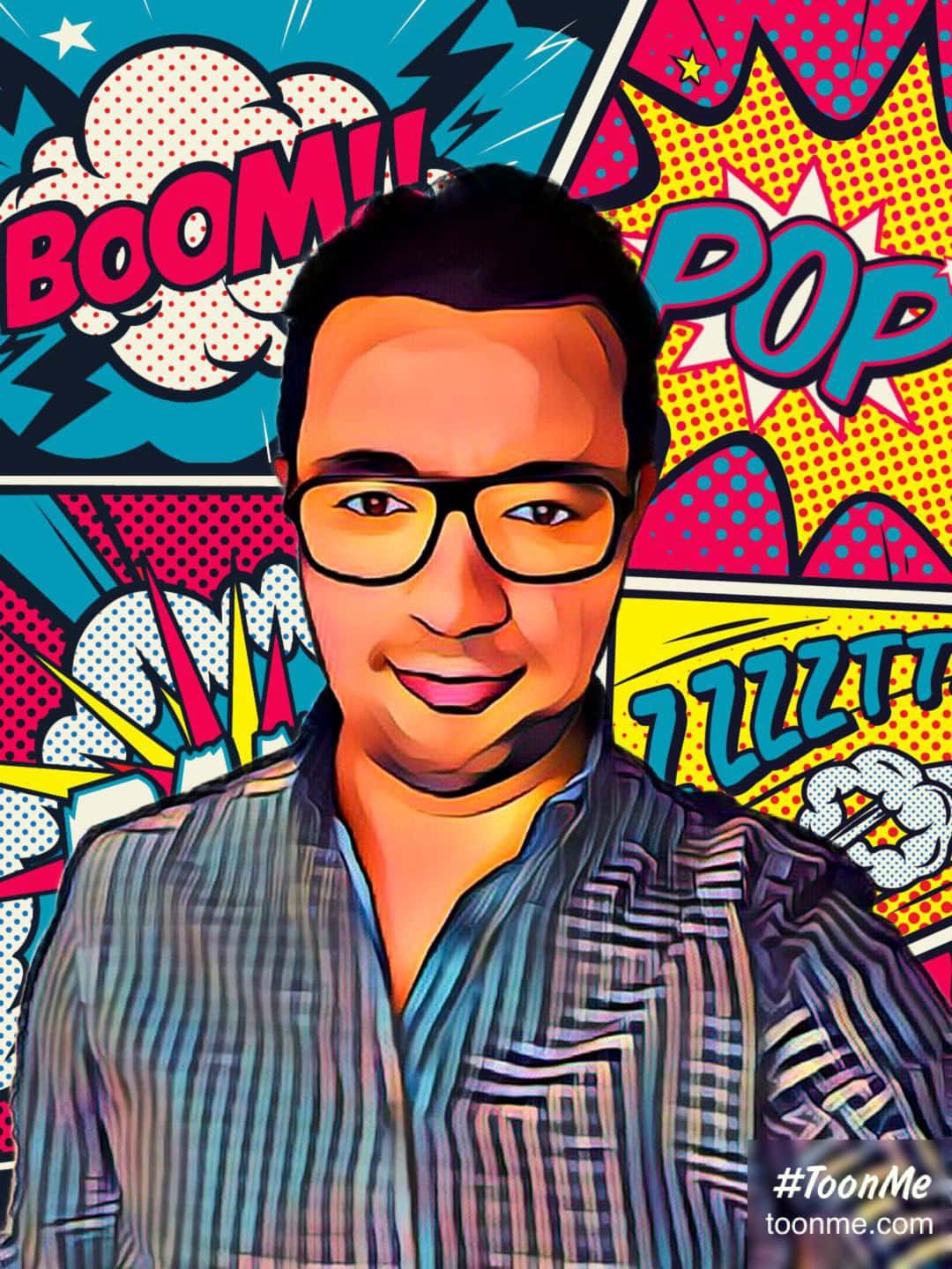 cartoon effect with Toonme app