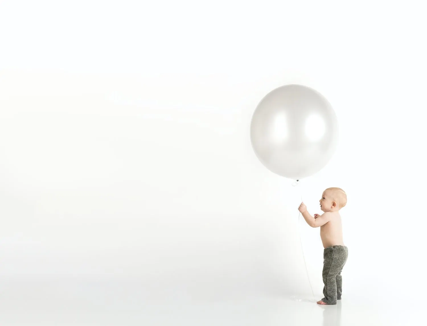 original baby photos balloon