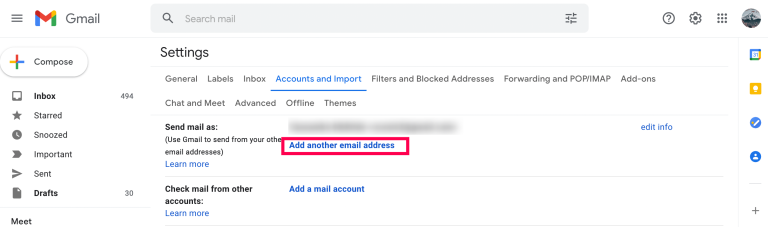 We add an alias to Gmail
