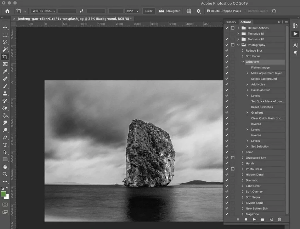download install Photoshop actions 3