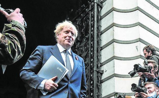 Boris Johnson, in a file image.  /Eph