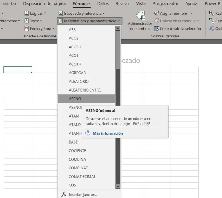 Basic Excel formulas that we should know for their enormous use