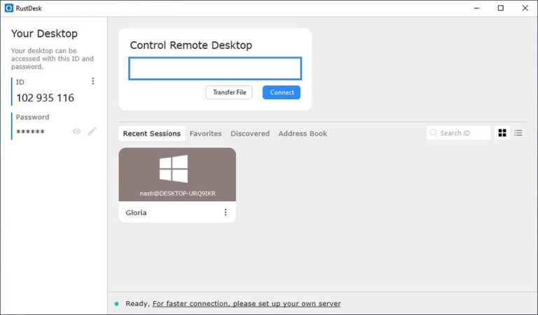 Create your own free TeamViewer with RustDesk
