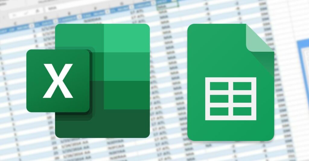Excel functions that Google's calculation program also has