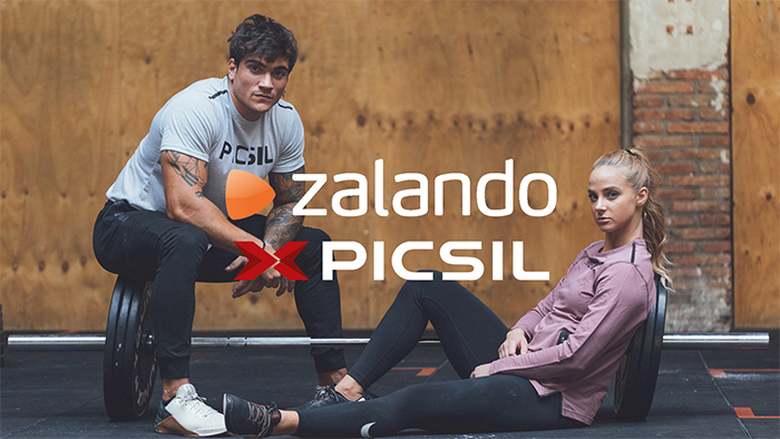 Picsil promotes its cross training textile hand in hand with the giant Zalando