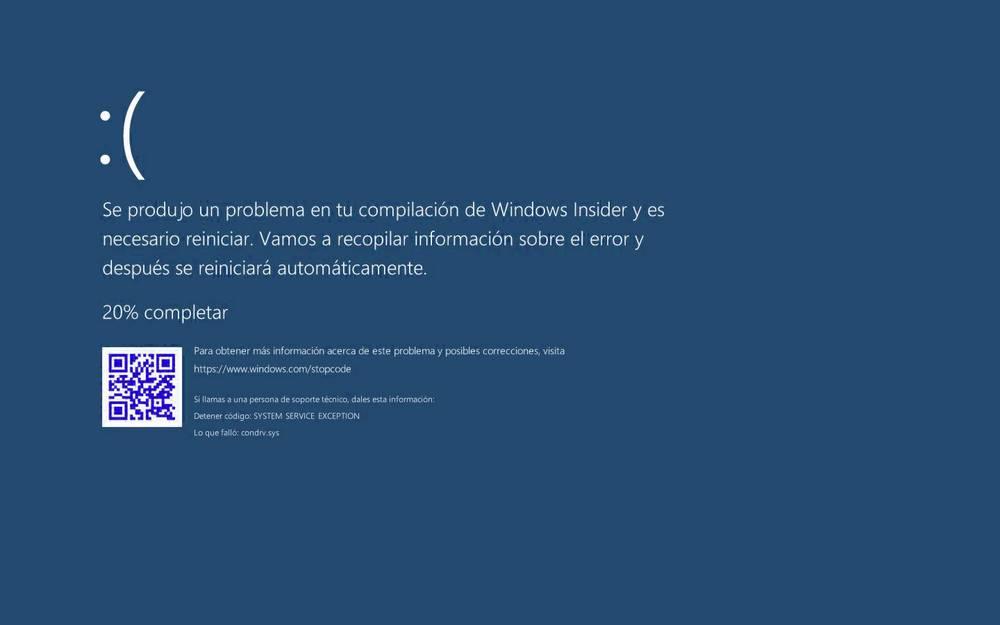 Blue Screenshot Insider Windows 10 - chrome route 2