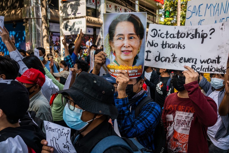 Myanmar.  The sentence for Aung San Suu Kyi rises to 26 years